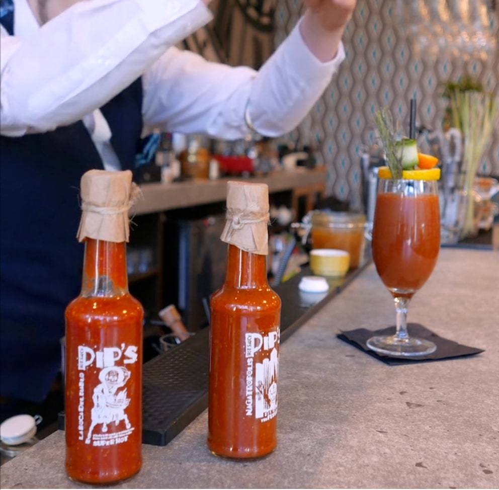 The transformation of a Bloody Mary into the best 'Brummie Mary'!